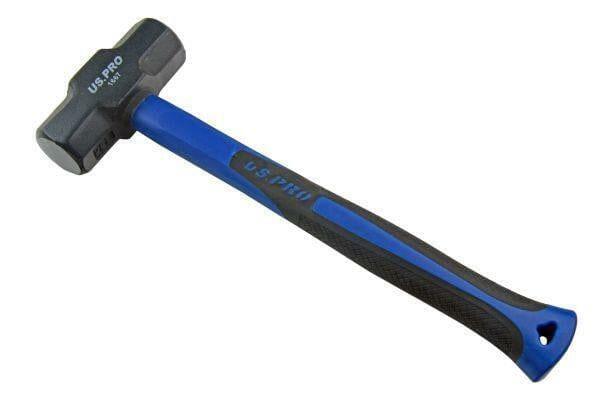 US PRO Double Faced 2Lb sledge Hammer with TPR Handle Rubber Grip 1667 - Tools 2U Direct SW