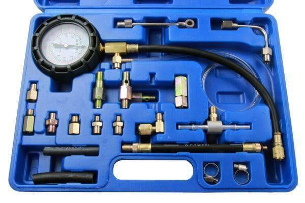 US PRO Fuel Pump Pressure Tester For Schrader Test Port Systems Petrol & Diesel 5385 - Tools 2U Direct SW