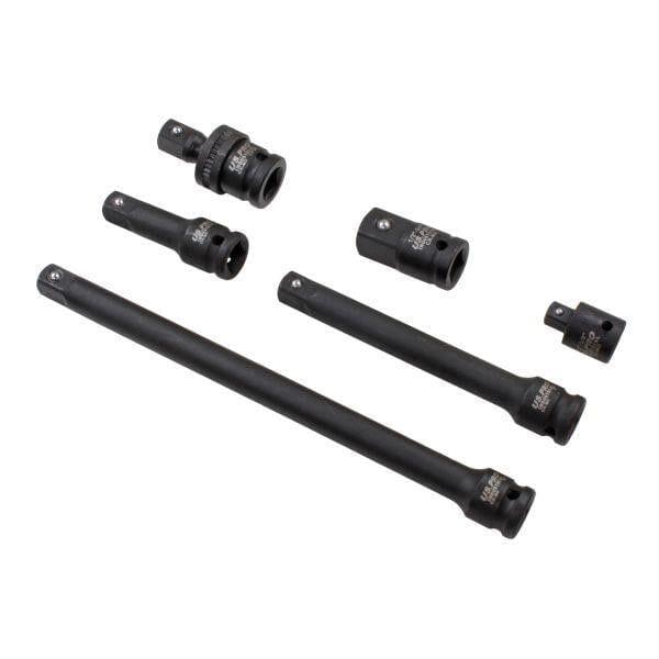 US PRO INDUSTRIAL 1/2" Drive Impact Accessory Set Extension, Reducer, UJ, Wobble 3464 - Tools 2U Direct SW