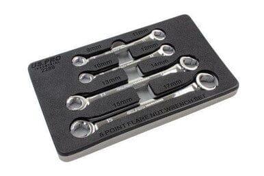 US PRO INDUSTRIAL 4PC 6PT Flare Nut Wrench Set 9 - 17mm In A Foam Tray 2289 - Tools 2U Direct SW