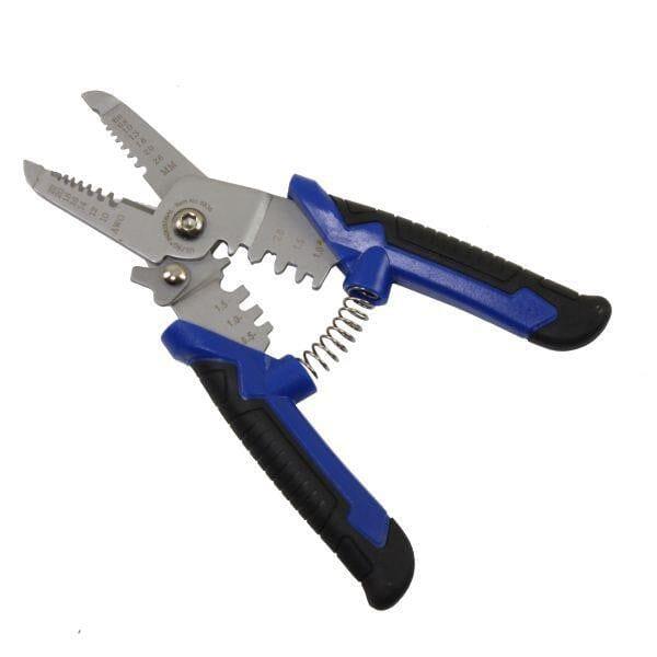 US PRO INDUSTRIAL 7" Multi Functional Wire Stripper Cutter Crimper 0.6 To 2.6mm 6836 - Tools 2U Direct SW