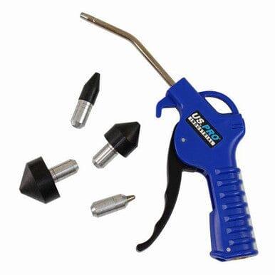 US PRO Industrial Air Dust Gun Kit With 4 Nozzles Compressed Air Blow Tool 8605 - Tools 2U Direct SW