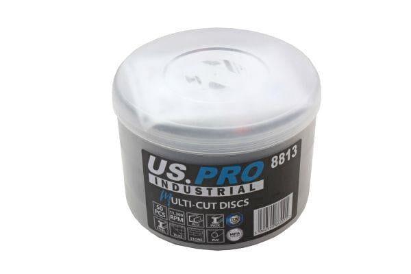 US PRO INDUSTRIAL High Performance Multi Cut Discs 115mm x 1.0mm x 22.2mm 50PK 8813 - Tools 2U Direct SW