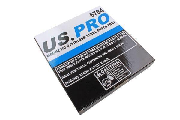 US PRO Jumbo Magnetic Stainless Steel Parts Tray 10.5 x 11.5" 6784 - Tools 2U Direct SW