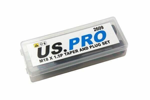 US PRO M18 X 1.5P Taper And Plug Set 2609 - Tools 2U Direct SW