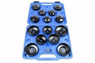 US PRO Oil Filter Wrench Remover Removal Set Cup Type 65mm - 100mm 15pcs Kit 3252 - Tools 2U Direct SW