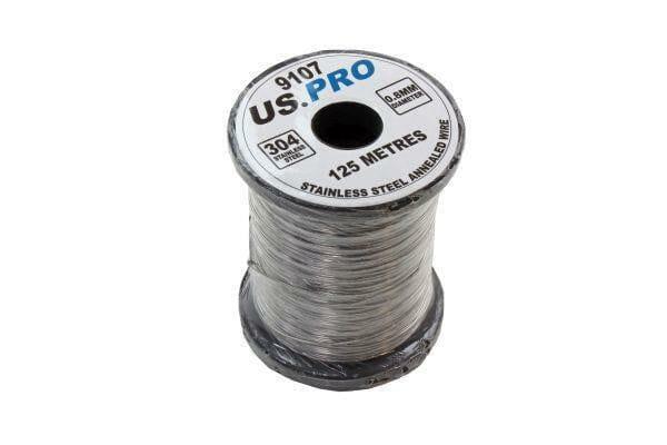 US PRO Stainless Steel Lock Wire Lockwire Twist Safety Wire 0.8mm Approx 125 Metres 9107 - Tools 2U Direct SW