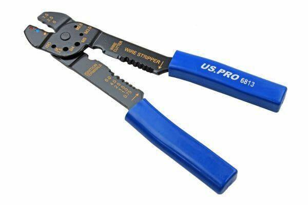 US PRO Tools 101 Piece Crimping Tool & Terminal Set - Terminal Connector Set 6813 - Tools 2U Direct SW