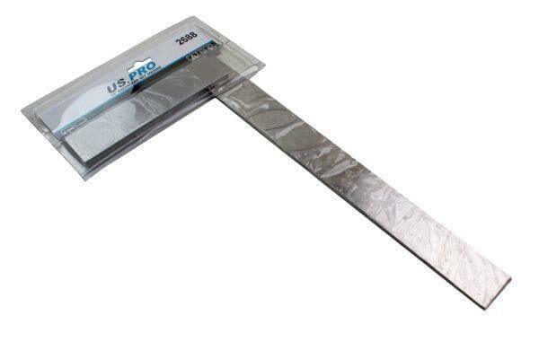 US PRO Tools 12" (300mm) Engineers Set Square Stainless Steel 2688 - Tools 2U Direct SW