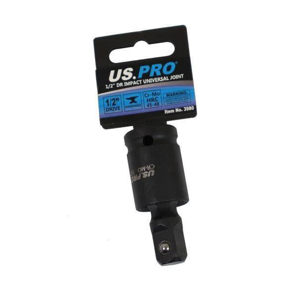 US PRO Tools 1/2" dr Impact Universal Wobble Joint For Sockets Wrenches 3980 - Tools 2U Direct SW