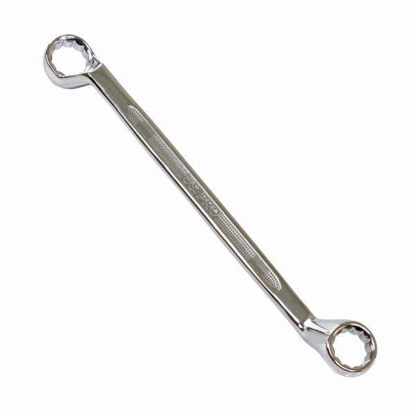 US PRO Tools 12 X 13MM 75 Deg Double Offset Ring Spanner Wrench 3530 - Tools 2U Direct SW