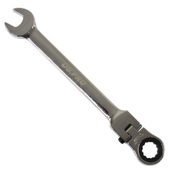 US PRO Tools 17MM Ratchet Flexi Head With Lock Combination Spanner Wrench 3682 - Tools 2U Direct SW