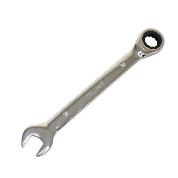 US PRO Tools 18mm Ratchet Spanner Wrench 72 Teeth Open & Ring End Wrench 3579 - Tools 2U Direct SW