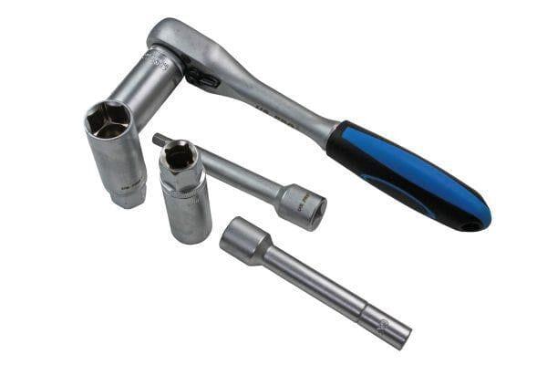 US PRO Tools 18pc Shock Absorber Strut Nut Go-thru Socket Set & Ratchet 6219 - Tools 2U Direct SW
