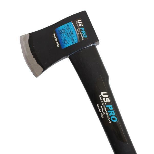 US PRO Tools 2.5LB / 1.13KG Axe With Fibreglass Handle Log Splitting Maul 4535 - Tools 2U Direct SW
