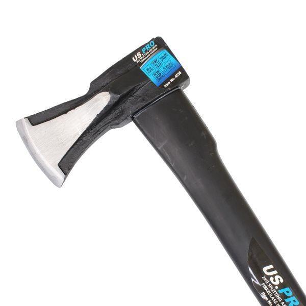 US PRO Tools 2 KG Splitting Axe With Fibreglass Handle Log Splitting Maul 4541 - Tools 2U Direct SW