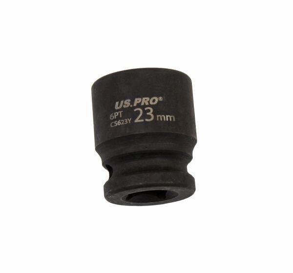 US PRO Tools 23mm Impact Socket 1/2" Drive 6 Point Single Hex 3824 - Tools 2U Direct SW
