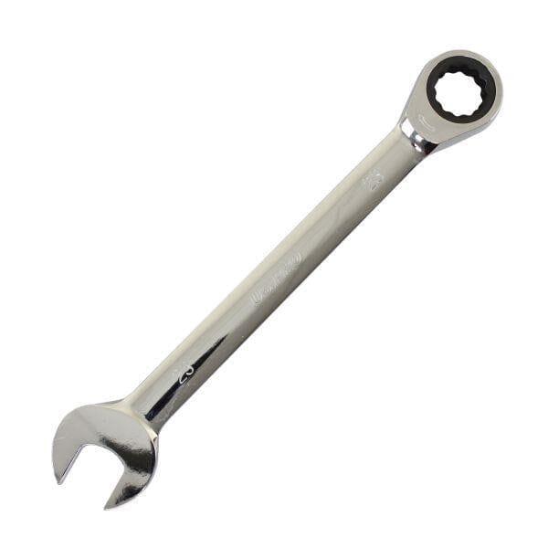 US PRO Tools 23mm Ratchet Spanner Wrench 72 Teeth Open & Ring End Wrench 3584 - Tools 2U Direct SW