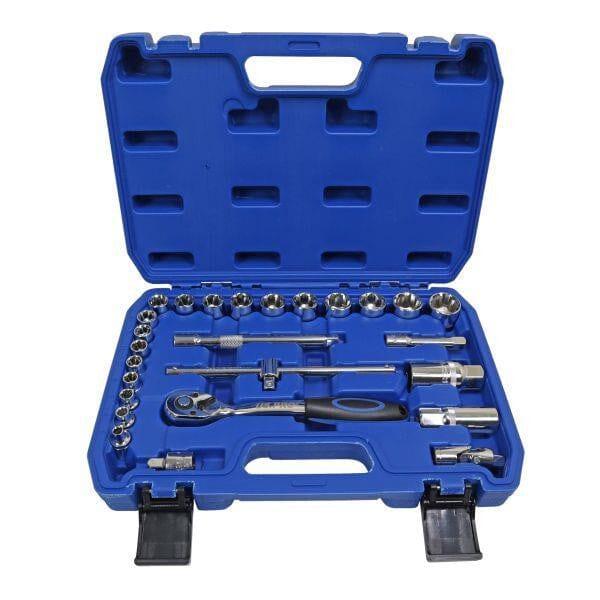 US PRO Tools 26pc 3/8" dr Super Lock Socket Set Metric 6 - 24mm 3944 - Tools 2U Direct SW