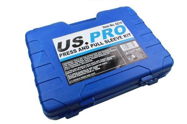 US PRO Tools 26pc Universal Master Internal / External Press And Pull Bearing Sleeve Kit 6214 - Tools 2U Direct SW
