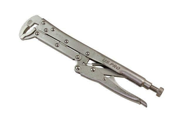 US PRO Tools 3 Piece 12" Flat & Curved Jaw Long Reach Locking Mole Grip Pliers 1837 - Tools 2U Direct SW