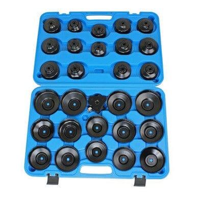 US PRO Tools 30pc Cup Type Oil Filter Wrench Remover Removal Set 65 -108mm 7065 - Tools 2U Direct SW
