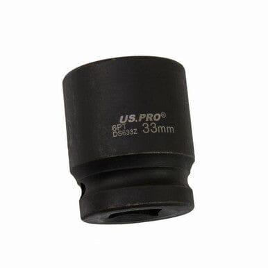 US PRO Tools 33mm 3/4" DR 6 Point Impact Socket 3703 - Tools 2U Direct SW