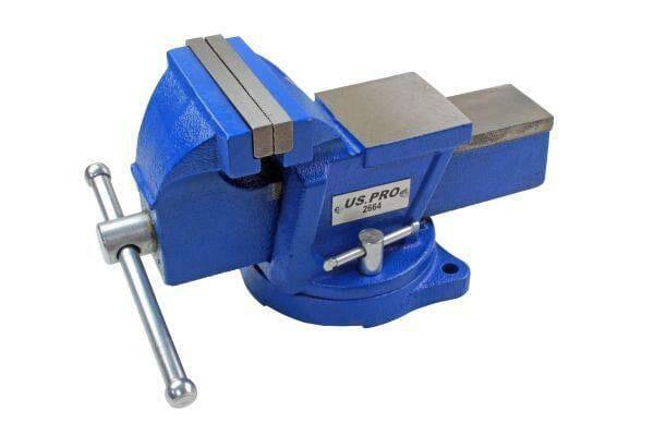 US PRO Tools 4” Heavy Duty Engineer Swivel Bench Vice Vise Clamp with Anvil 2664 - Tools 2U Direct SW
