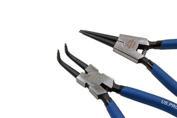 US PRO Tools 4 Piece 7" Circlip Pliers Set - Internal External Bent & Straight 2256 - Tools 2U Direct SW