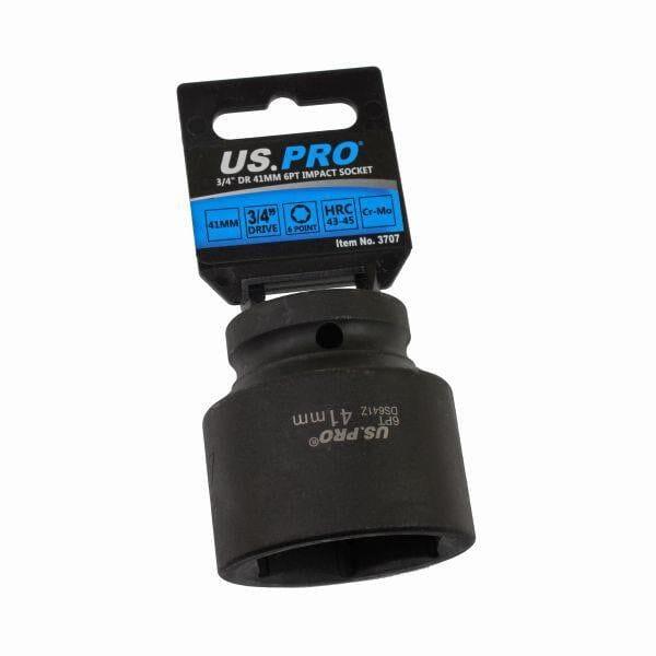 US PRO Tools 41mm 3/4" DR 6 Point Impact Socket 3707 - Tools 2U Direct SW