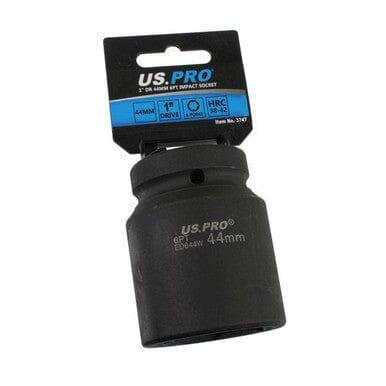 US PRO Tools 44mm 1" DR 6 Point Impact Socket 3747 - Tools 2U Direct SW