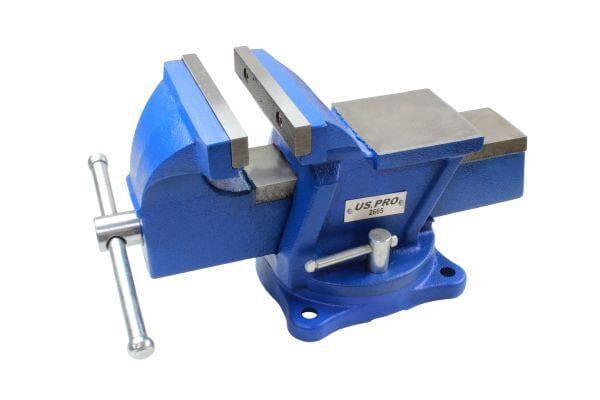 US PRO Tools 5” Heavy Duty Engineer Swivel Bench Vice Vise Clamp with Anvil 2665 - Tools 2U Direct SW
