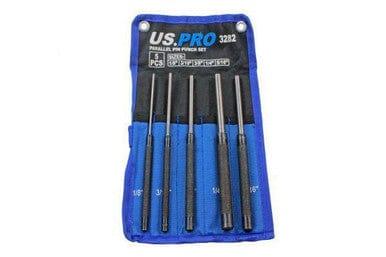 US PRO Tools 5pc Parallel Pin Punch Set 1/8" to 5/16" 3282 - Tools 2U Direct SW