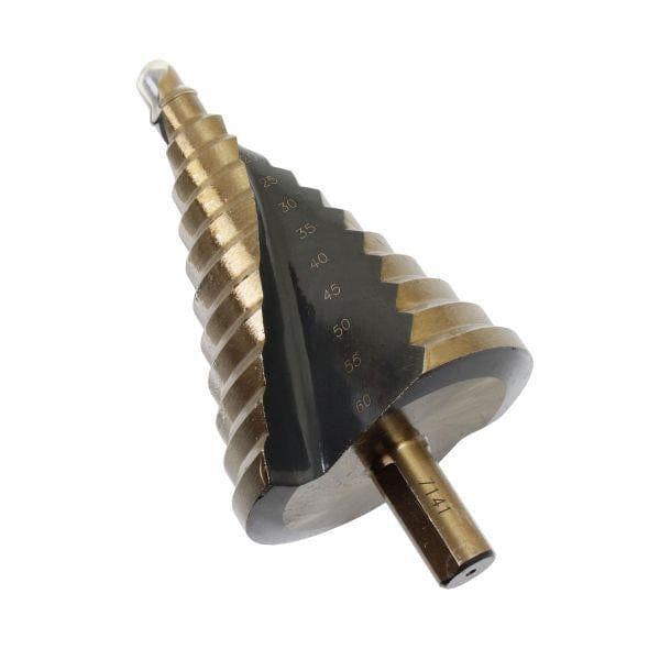 US PRO Tools 6 - 60mm HSS-G+ Step Drill Spiral Step Cone 7141 - Tools 2U Direct SW