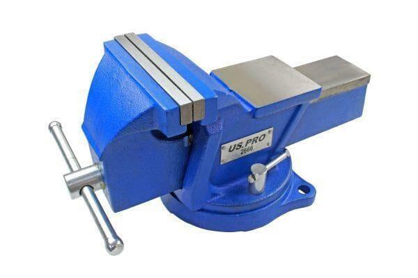 US PRO Tools 6” Heavy Duty Engineer Swivel Bench Vice Vise Clamp with Anvil 2666 - Tools 2U Direct SW
