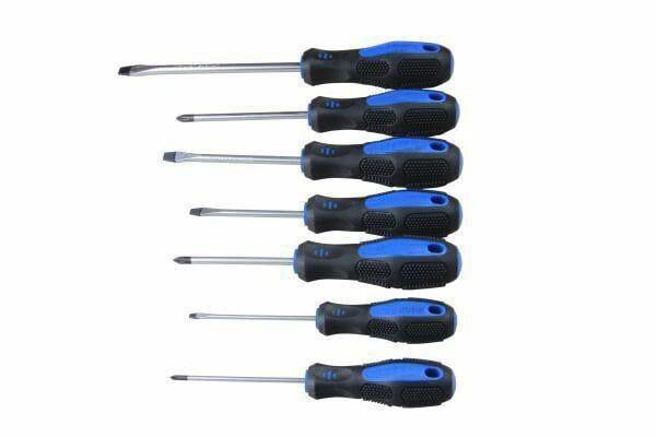 US PRO Tools 7 Piece Magnetic Screwdriver Set - Slotted & Phillips 1592 - Tools 2U Direct SW