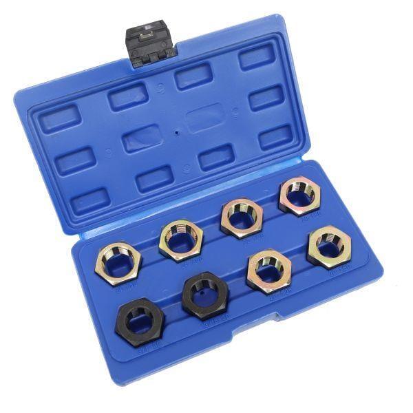 US PRO Tools 8pc Axle Spindle, Wheel Studs Rethreading Set Metric, Imperial 6271 - Tools 2U Direct SW