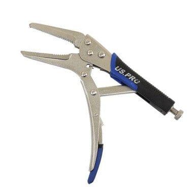 US PRO Tools 9 Inch Long Nose Locking Pliers With Soft Grip Handles 1847 - Tools 2U Direct SW