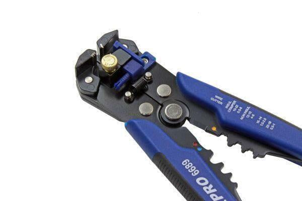 US PRO Tools Auto Adjusting Wire Stripper, Cutter, Terminal Crimper Multi-tool 6689 - Tools 2U Direct SW