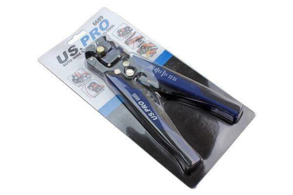 US PRO Tools Auto Adjusting Wire Stripper, Cutter, Terminal Crimper Multi-tool 6689 - Tools 2U Direct SW