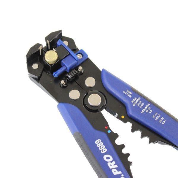 US PRO Tools Auto Wire Stripper, Cutter, Terminal Crimper & Terminal Set 6830 - Tools 2U Direct SW
