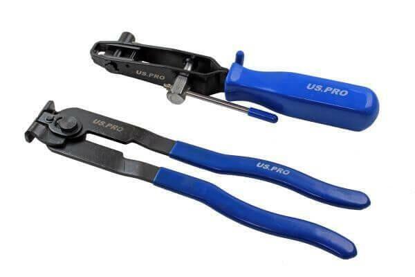 US PRO Tools CV Clamp Tool and CV Joint Boot Clamp Pliers Set 6258 - Tools 2U Direct SW