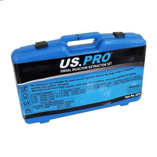 US PRO Tools Diesel Master Injector Puller Extractor Set Slide Hammers 6270 - Tools 2U Direct SW