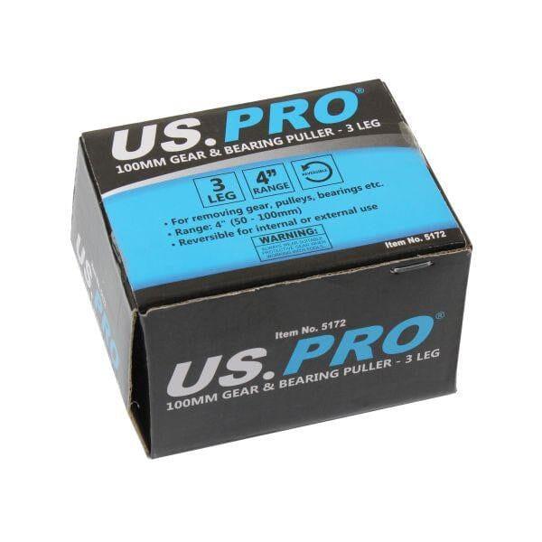 US PRO Tools Gear & Bearing Puller 3 Leg Internal/External Range 50mm/100mm 5172 - Tools 2U Direct SW