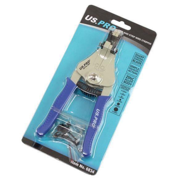 US PRO Tools Grip And Strip Wire Stripper 0.5 To 6mm 6834 - Tools 2U Direct SW