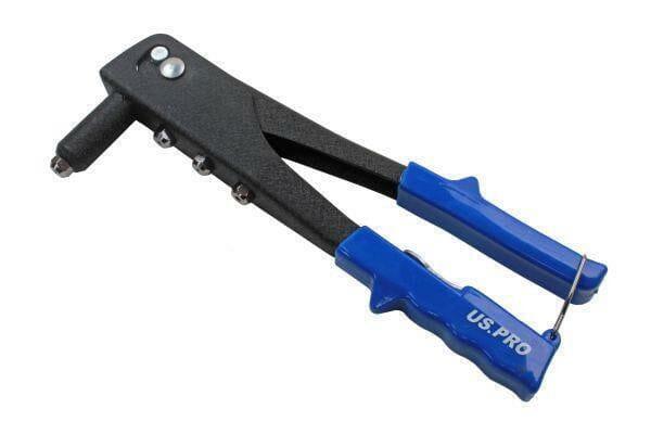 US PRO Tools Hand Riveter Kit 2.4, 3.2, 4.0 and 4.8mm Diameter Blind Rivets 5445 - Tools 2U Direct SW