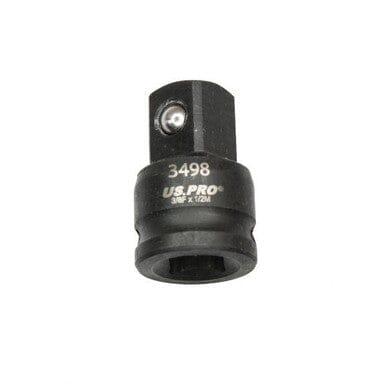 US PRO Tools Impact Socket Adaptor Step Up Adapter 3/8" Inch F to 1/2" Inch M 3498 - Tools 2U Direct SW