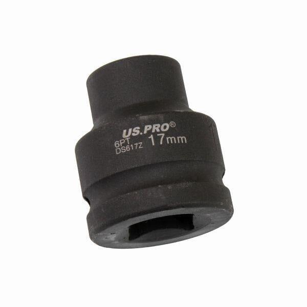 US PRO Tools Single 3/4" DR 17mm 6 Point Impact Socket 3693 - Tools 2U Direct SW