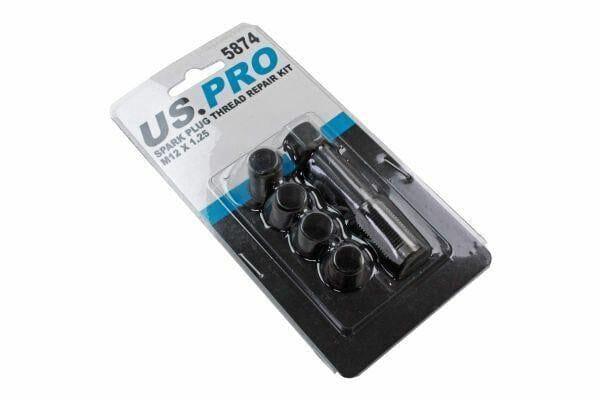 US PRO Tools Spark Plug Thread Repair Kit M12 X 1.25 5874 - Tools 2U Direct SW