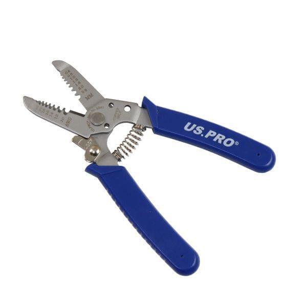 US PRO Tools Stainless Steel Wire Strippers Cutters 6 Inch 0.6 - 2.6mm 6840 - Tools 2U Direct SW